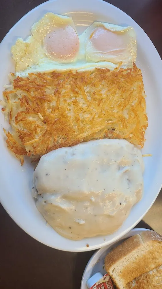 Chicken Fried Steak Hash Browns